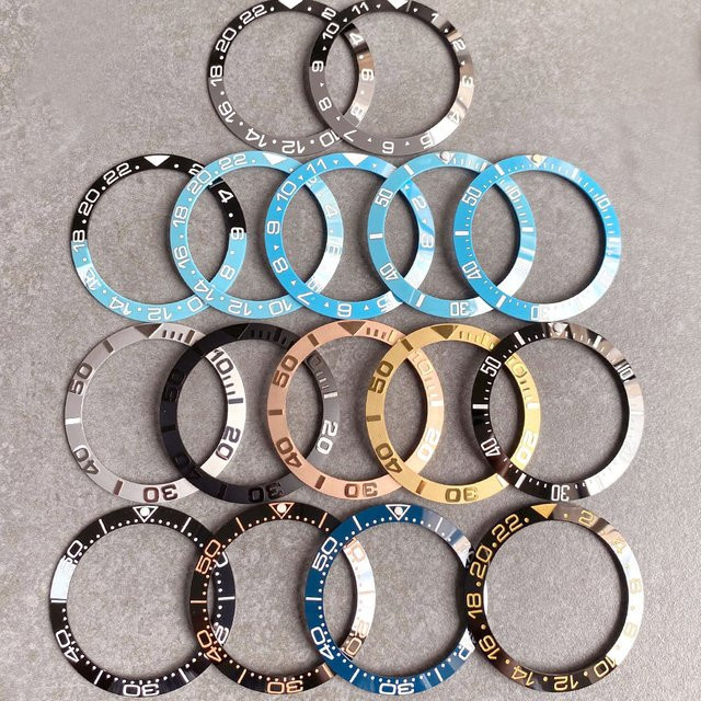 Matelion Uhrenlünette Keramik, Bunt, Herren, 38mm - Bild 1
