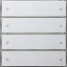 Gira KNX Tastsensor 3 Komfort 4-fach in Weiß 2034112 - Bild 1