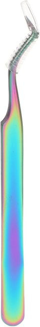 Koogeelife Wimpernpinzette, Edelstahl, Gebogen, Blue, Unisex - Bild 1