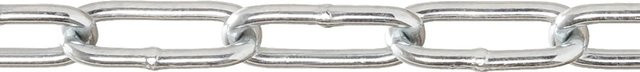 Conacord Schweißkette Form C aus Stahl in Chrom, Farbe Silber, Durchmesser: 5 mm, Breite: 35 mm, Meterware - Bild 1