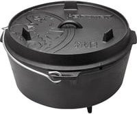 Petromax Dutch Oven FT12 Feuertopf aus Gusseisen in Schwarz für offenes Feuer, Kohle und Briketts - Bild 1