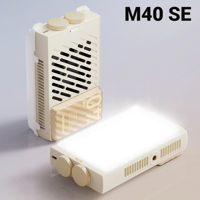 ZHIYUN FIVERAY M40 SE 40W Tragbare LED-Videoleuchte Bi-Color 2700K-8500K für Vlog und Live-Streaming - Bild 1