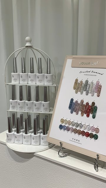 SJP Gel-Nagellack-Set, 20 Farben, schimmernd, mit Farbkarte - Bild 1