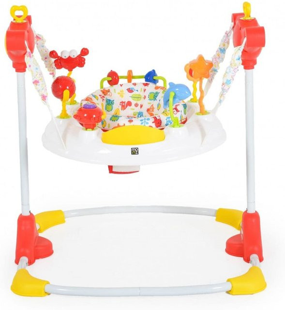 Moni Hopser Vista mit Spielcenter, Musik, Licht, MP3-Anschluss, Höhe einstellbar, Weiß, Rot - Bild 1