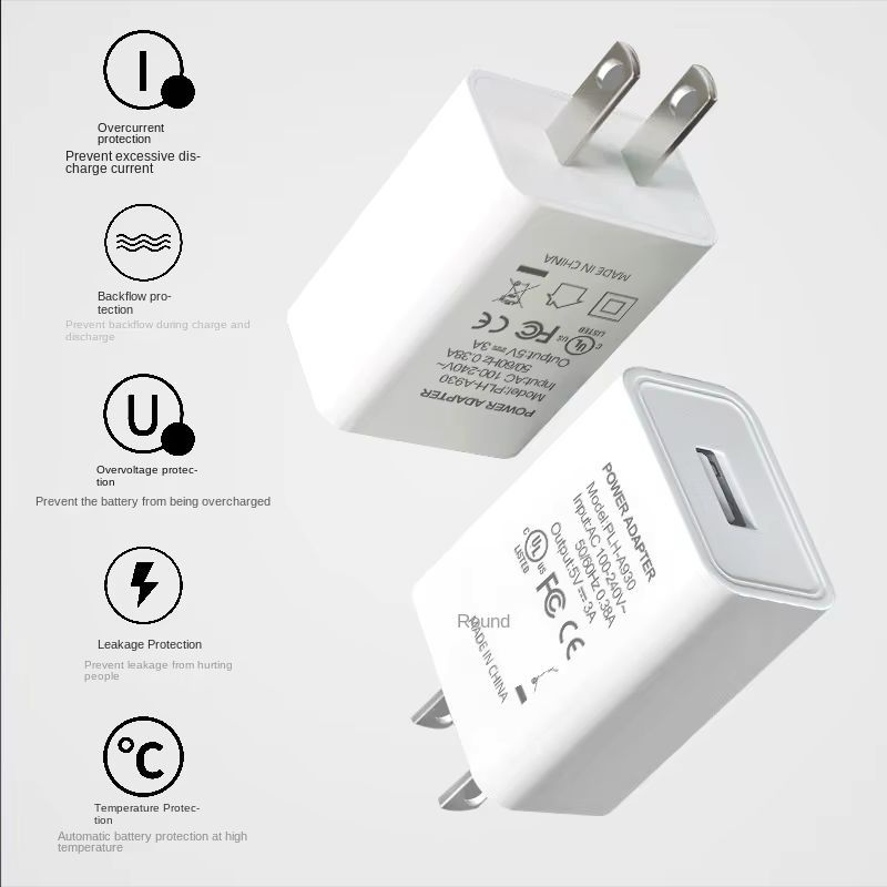 USB Netzteil Adapter 5V 3A mit EU und US Stecker für LED Licht Streifen und Beleuchtungszubehör - Bild 5