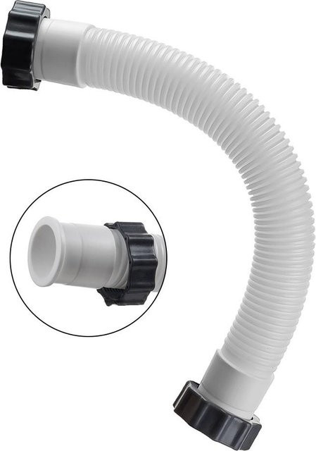 Intex Poolschlauch 16 Zoll Verbindungsschlauch für Filteranlagen in Grau und Weiß - Bild 1