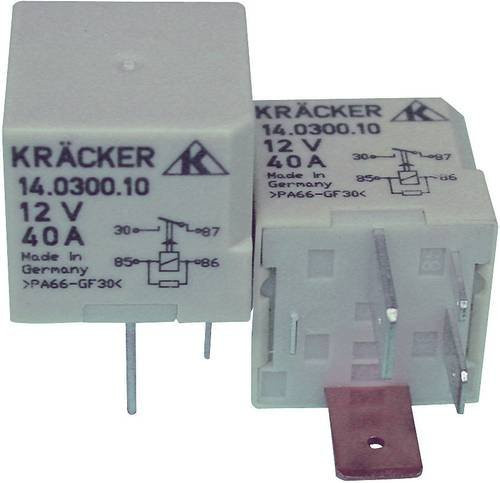 Kräcker Kfz-Relais 14.0300.10 12 V/DC 70A 1 Schließer in Weiß - Bild 1