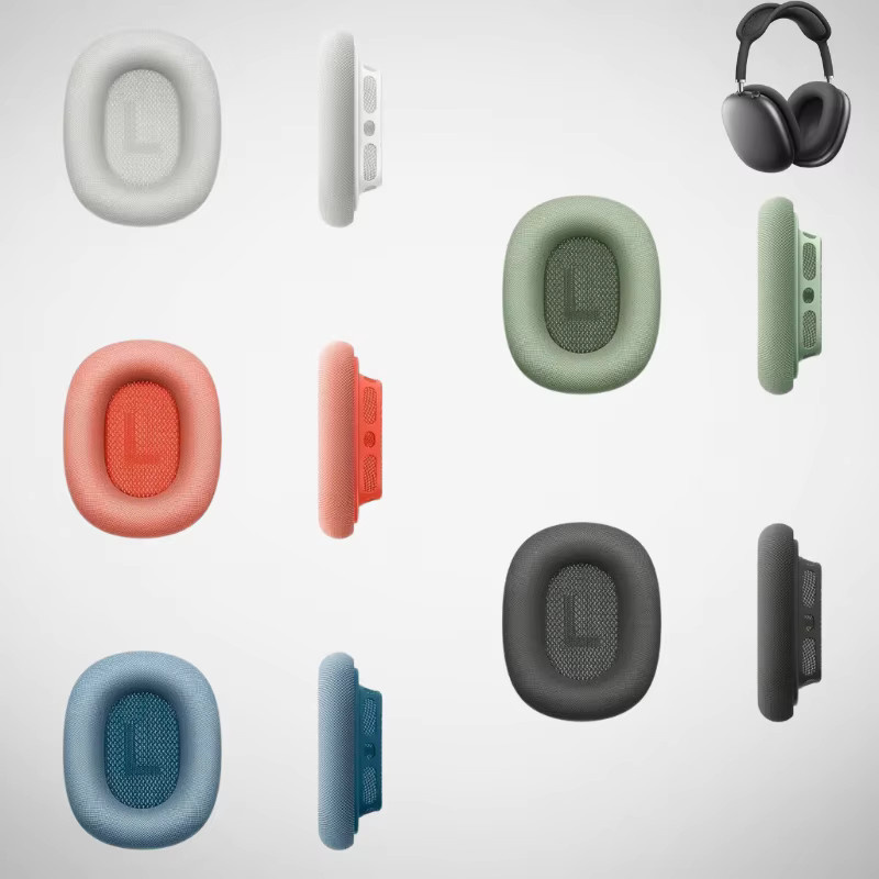 Apple Ersatz-Ohrpolster aus Original-Mesh-Gewebe für AirPods Max Over-Ear Kopfhörer mit Magnetbefestigung - Bild 2