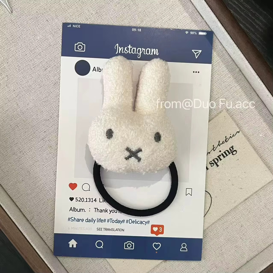 Miffy Haargummi, Haarnadel, Brosche, Pony Clip, Anhänger, Mädchen - Bild 5