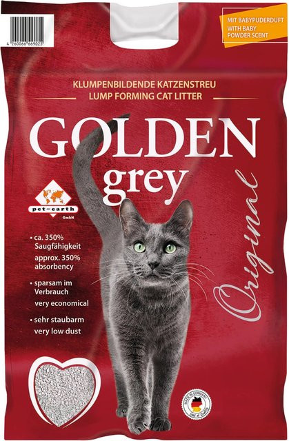 Golden Grey Katzenstreu Klumpstreu Grau 14 kg - Bild 1