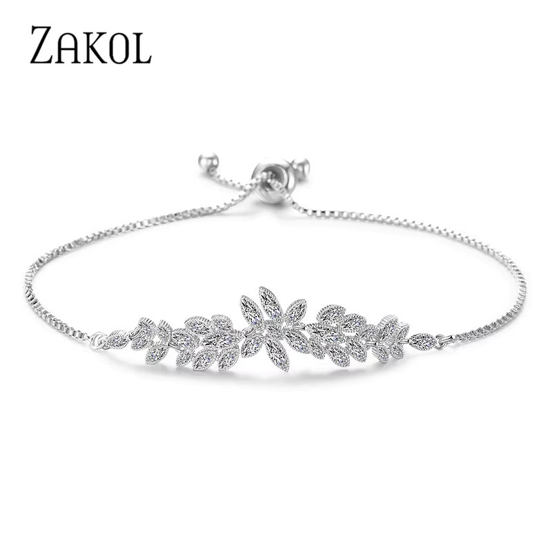 Zakol Mode Armband, Silber, Messing, Zirkonia, Unisex - Bild 2