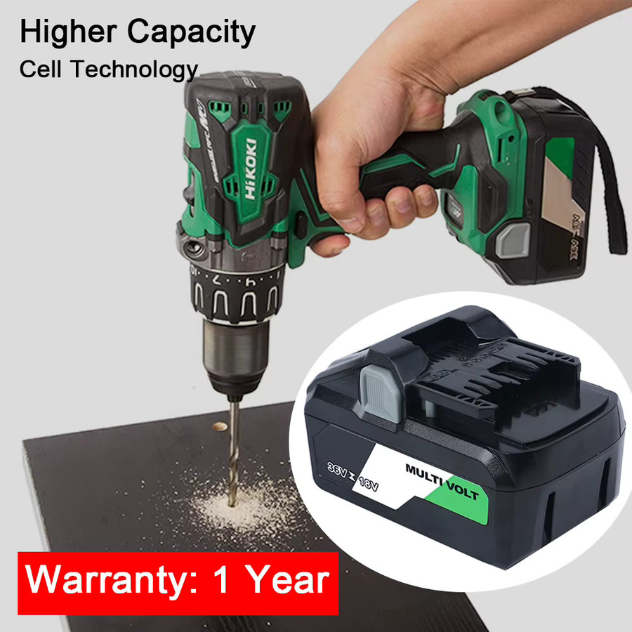 Wiederaufladbarer Ersatzakku für Hitachi und Hikoki MultiVolt BSL36A18 BSL36B18 mit 36V 6000mAh oder 18V 3000mAh - Bild 4