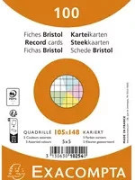 Exacompta Karteikarten DIN A6 kariert in Multicolor - Bild 1