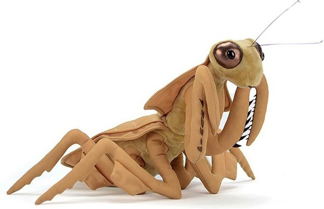 Deroplatys Desiccata Plüschtier, braun, 28cm - Bild 1