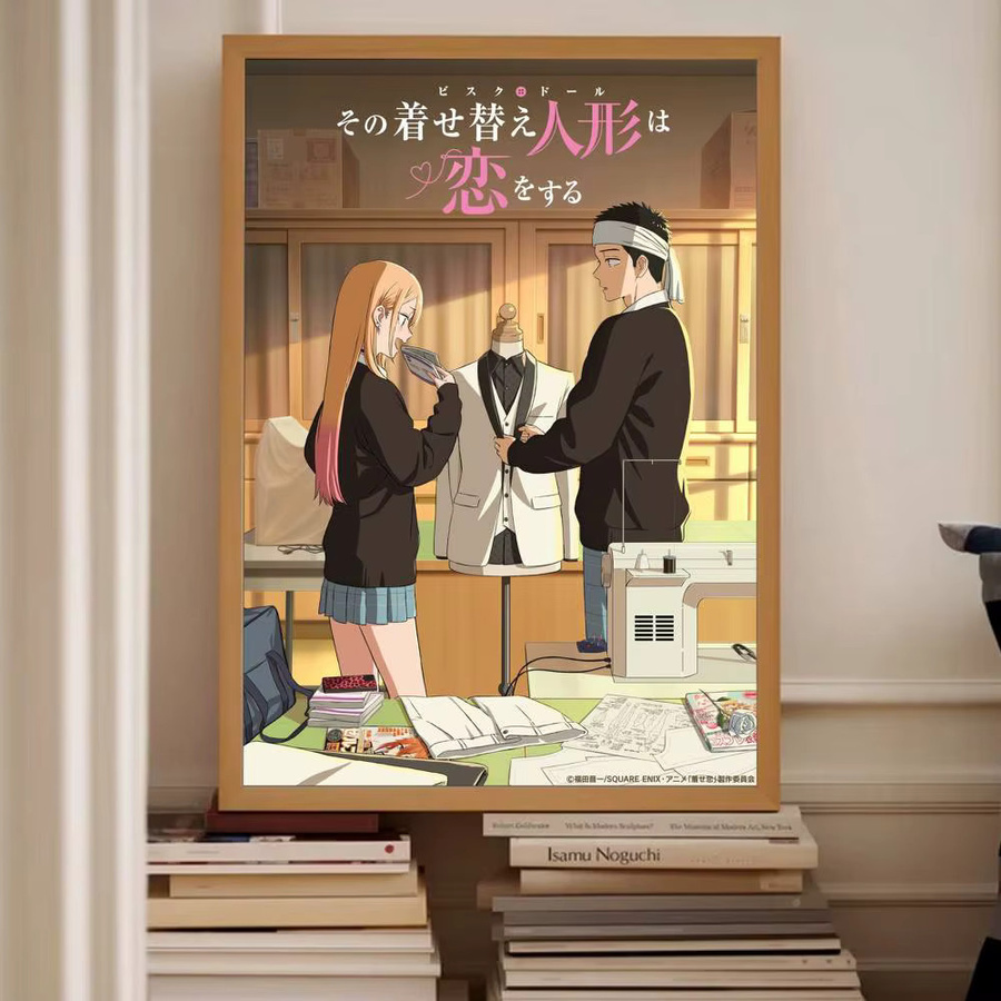 Wasserfester My Dress Up Darling Anime Poster Aufkleber in Mehrfarbig für Wohnzimmer und Schlafzimmer - Bild 4