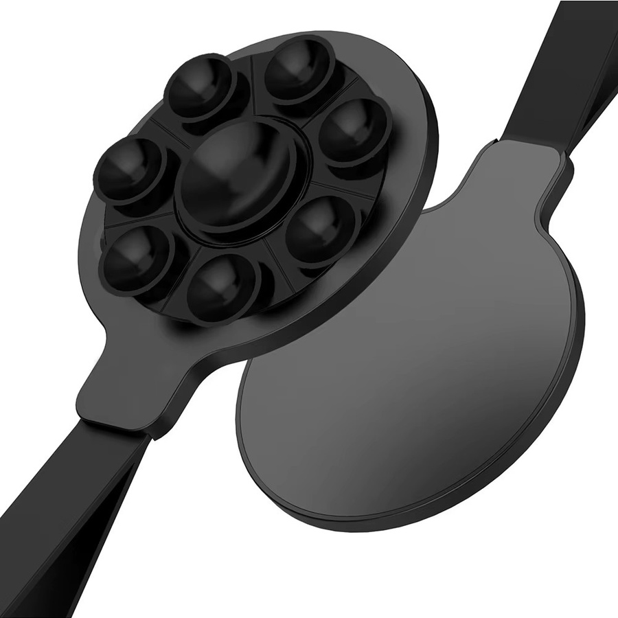 Magnetische Fingerschließe aus Silikonkautschuk in Schwarz, 360 Grad drehbar, ultraleicht und ultradünn mit starker Saugkraft - Bild 5