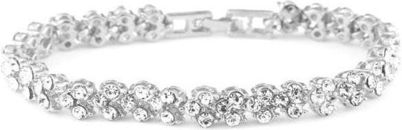YIRAN Jewelry Armband, Silber, Zirkonia, Kristall, Damen - Bild 1