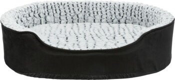 Trixie Vital Hunde-Bett Lino in Schwarz mit orthopädischem Schaumstoff, abnehmbarem Bezug und rutschfester Unterseite, B/T/H: 83 x 67 x 20 cm - Bild 1