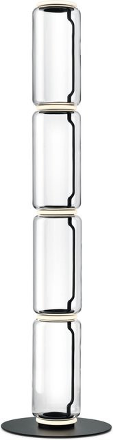 Flos Noctambule 4 High Cylinder Big Base Stehleuchte aus Glas in Transparent mit dimmbarer LED - Bild 1