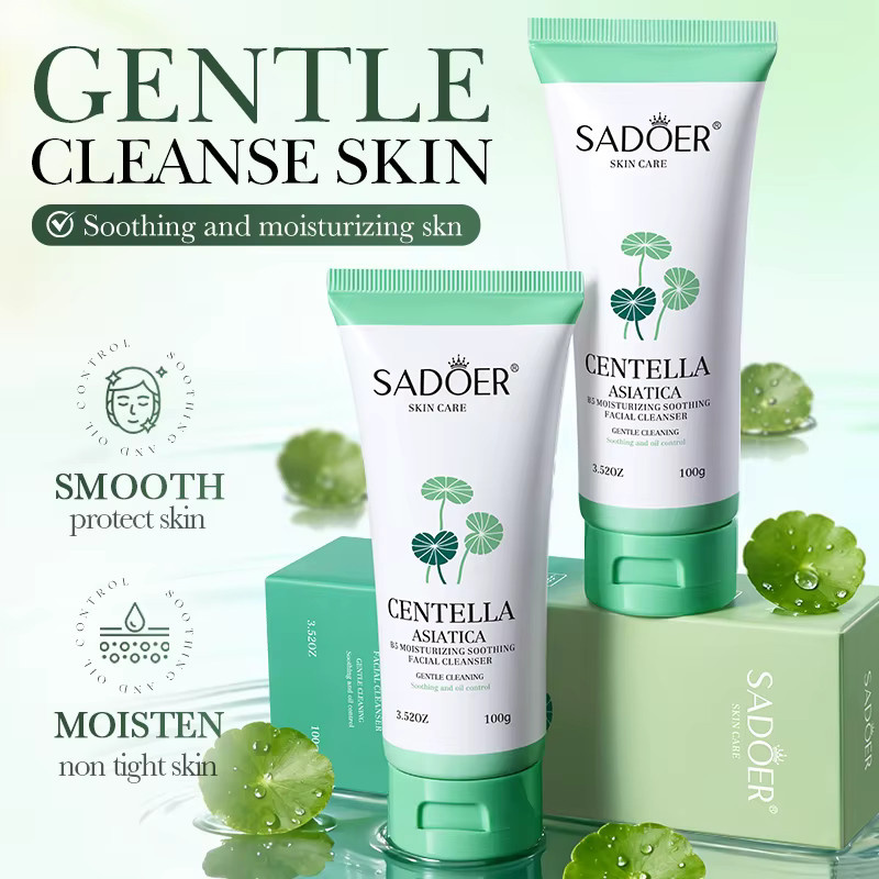 SADOER Centella Gesichtswaschschaum, Unreine Haut / Akne - Bild 2