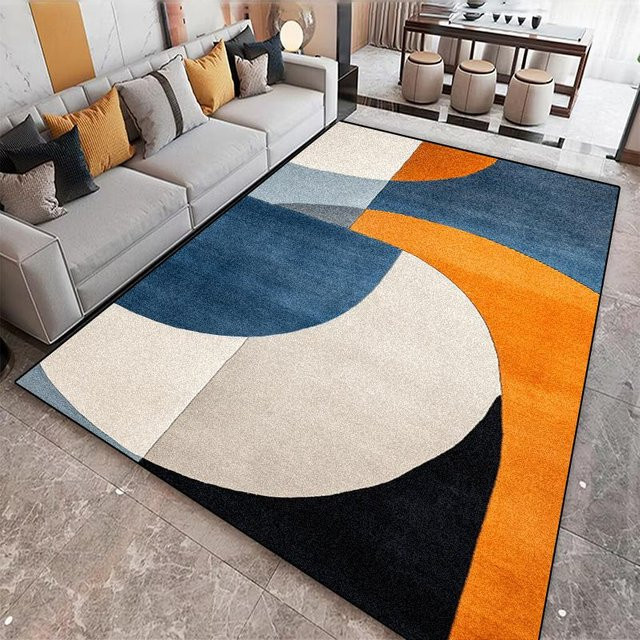 Moderner geometrischer Teppich von Wucifang Jewelry, weich und rutschfest, mehrfarbig, B/T: 200 x 300 cm - Bild 1