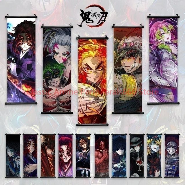 Anime Poster Demon Slayer Leinwanddruck mit Tanjirou und Nezuko für deine Wanddekoration - Bild 1