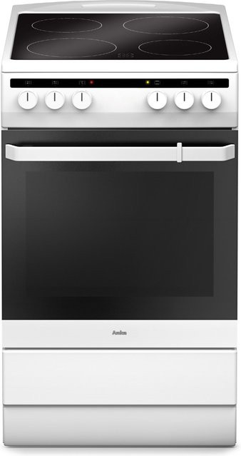 Amica Elektroherd SHC 11542 W mit Glaskeramikfeld in Weiß - Bild 1