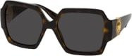Versace VE 4453 Sonnenbrille, Quadratisch, Vollrand, Damen, Brown, Grey - Bild 1