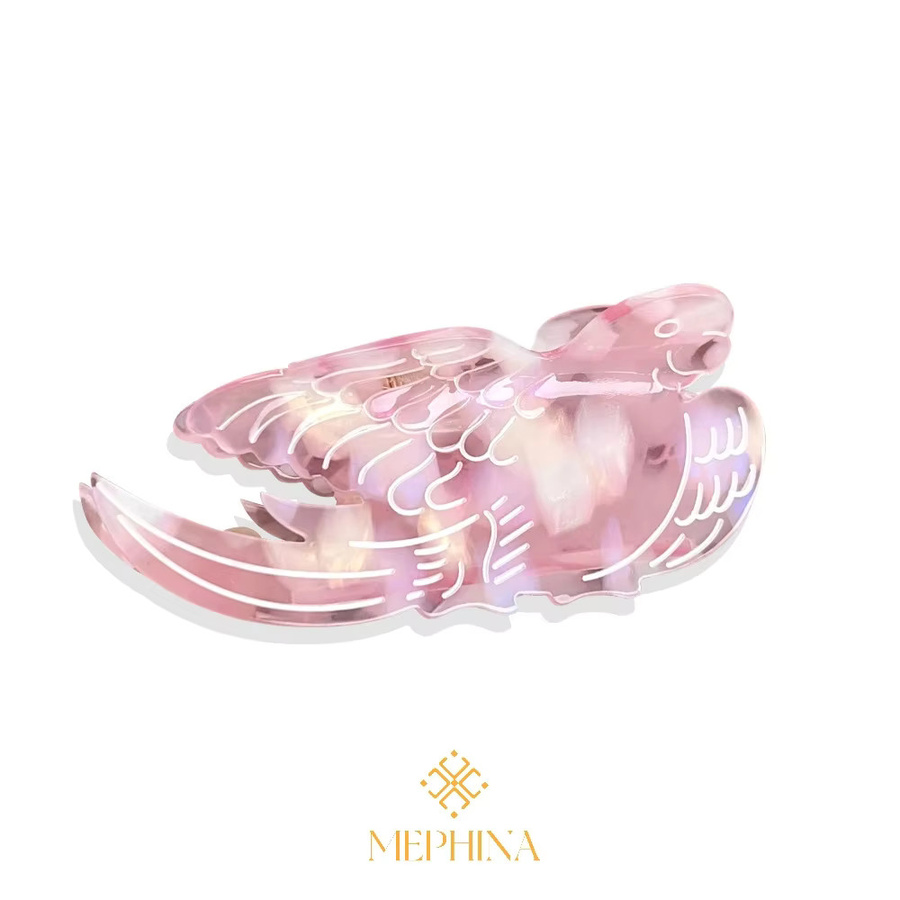MEPHINA Animal Series Haarklammern, rosa, Damen - Bild 4