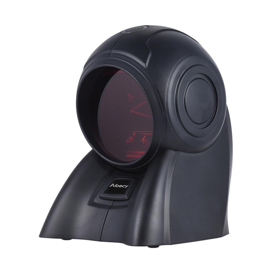Aibecy Omnidirektionaler 1D USB-Orbit-Barcode-Scanner in Schwarz mit 20-Zeilen-Scan und 1800 t/s Geschwindigkeit - Bild 3