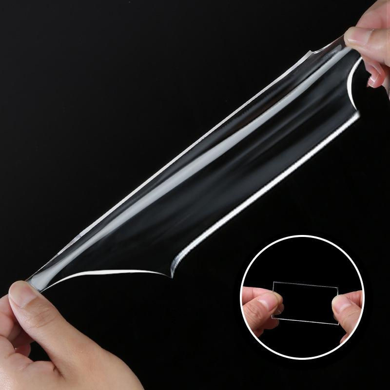 Power Tape Superstarkes doppelseitiges Klebeband, transparentes und wasserdichtes Klebeband für Küche und Badezimmer, Breite: 2 cm, Länge: 200 cm - Bild 2