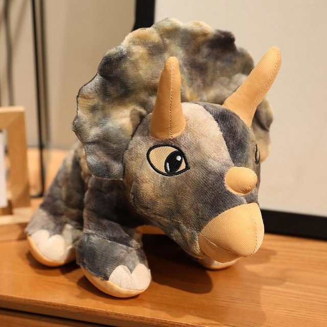 Yiran toy Dinosaurier Plüschtiere, Grau - Bild 1