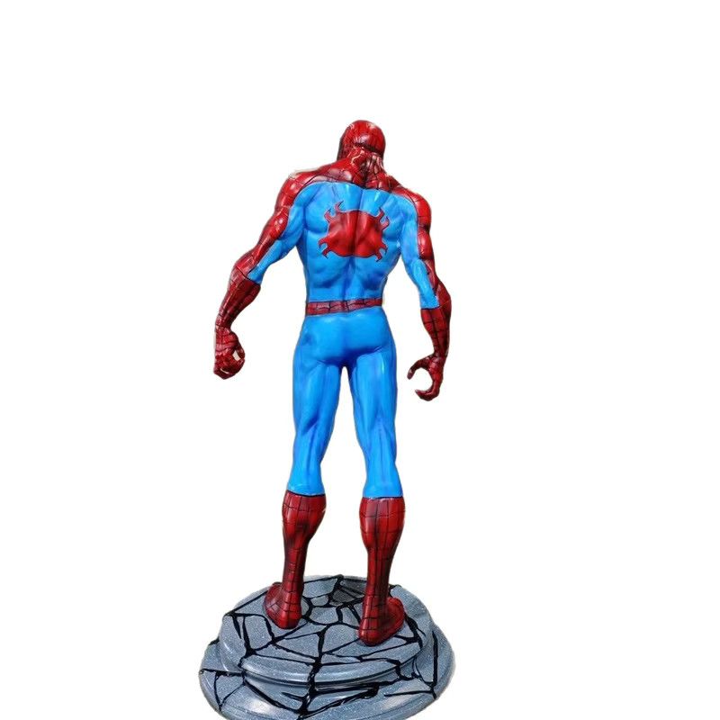 Marvel Spider Man Figur als Ganzkörperporträt aus Harz, Multicolor, Höhe: 50 cm - Bild 2