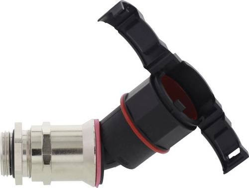 Wiska Verschraubung Schwarz M40 x 1.5 45° aus Kunststoff 5er Pack - Bild 1