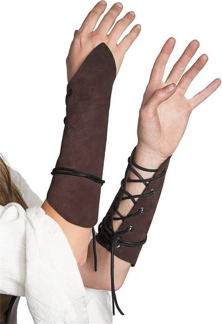 Armreif Wildleder, kaffeebraun, Unisex - Bild 1