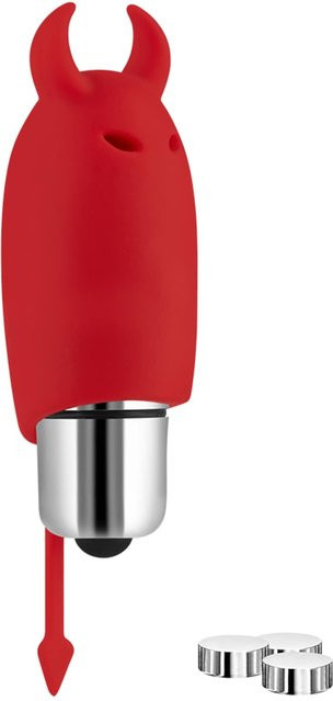 Extrem Power Bullet aus Silikon in Rot, Durchmesser: 9 cm - Bild 1
