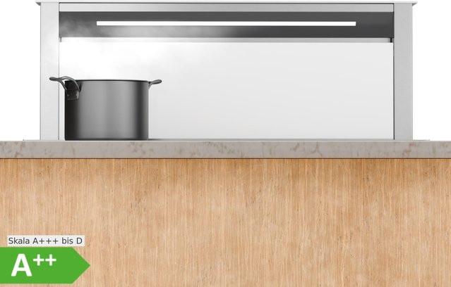Klarstein Royal Flush Eco Dunstabzugshaube Downdraft versenkbar mit Boost-Funktion und Touch-Bedienung EEK A++ - Bild 1