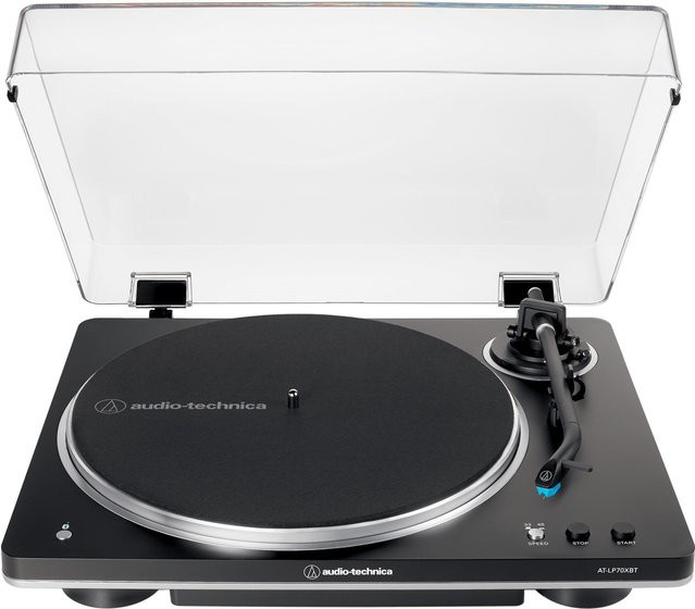 Audio-Technica AT-LP70XBT Plattenspieler mit Bluetooth in Schwarz/Silber - Bild 1