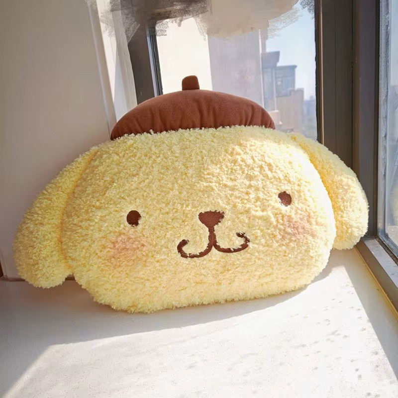 Aoger Pompompurin Plüschkissen in Gelb als weiches Kawaii Dekokissen für Sofa und Schlafzimmer - Bild 3