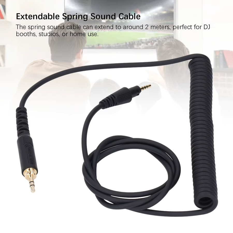 Pioneer Kopfhörerkabel in Schwarz für DJ HDJ CUE 1 HDJ CUE 1BT HDJ X5 HDJ X7 HDJ 7 - Bild 3