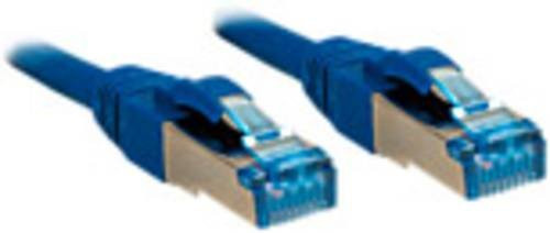 Lindy RJ45 Patchkabel CAT 6a S/FTP Ethernet LAN Blau 0,50 m - Bild 1