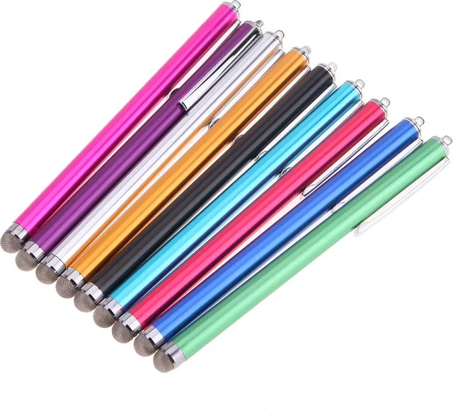 VAKIND Kapazitiver Touchscreen-Stift mit Metallgitter und Mikrofaser-Spitze für iPhone, Samsung und Tablet in Multicolor - Bild 1