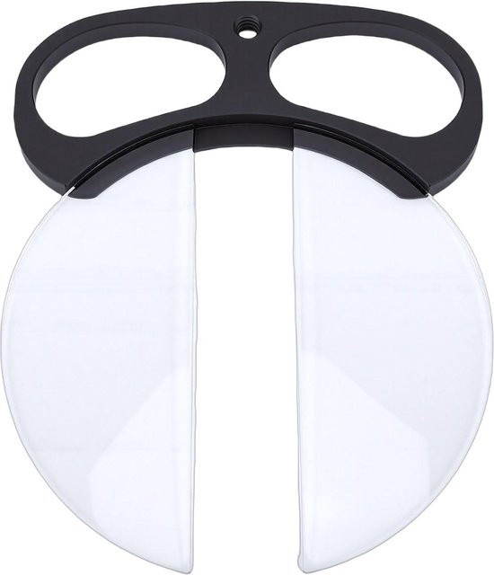 TOMTOP JMS Handgehaltenes 100mm Doppeltes Halbmond-Filter aus optischem Glas mit Dioptrien-Effekt für traumhafte Vordergrundunschärfe in Schwarz - Bild 1