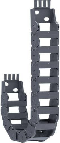 Igus Energieführungskette B15.025.100.0 in Schwarz für kleinste Biegeradien - Bild 1