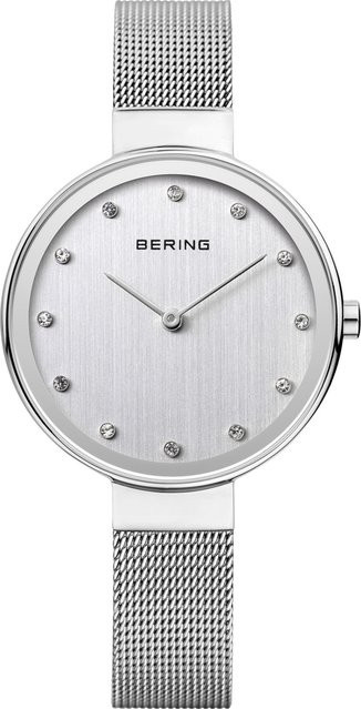 Bering Damenuhr, Quarz, Edelstahl, Silber, 34 mm, 3 ATM - Bild 1