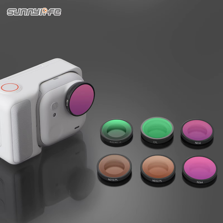 Objektivfilter-Set für Insta360 GO Ultra mit MCUV, UV und CPL Filtern, kratzfest und einstellbar - Bild 1