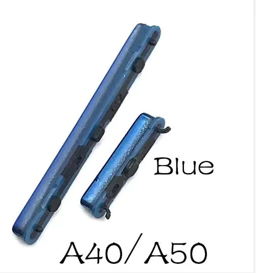 Samsung Ersatz-Seitentasten Set für A10 A20 A30 A40 A50 A70 in Silber (Power-Taste und Lautstärketasten) - Bild 2