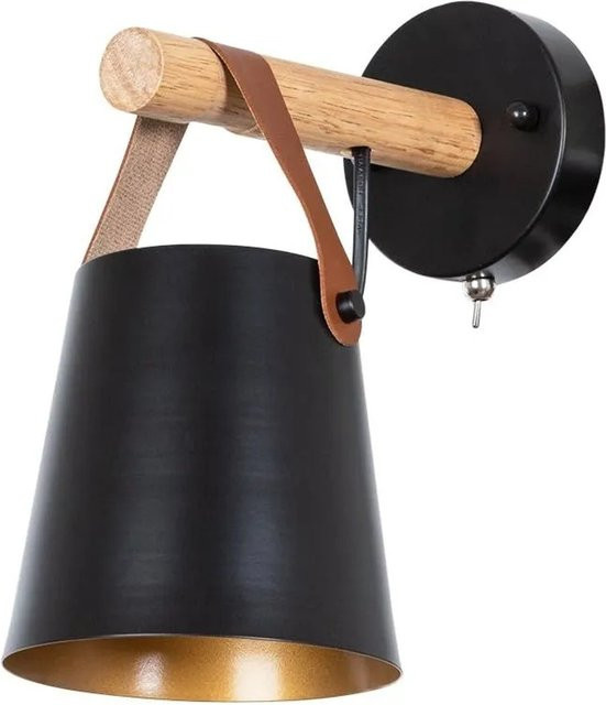 ARTE LAMP LED Wandleuchte im neoklassischen Stil aus Metall und Textil in Bronze und Weiß - Bild 1