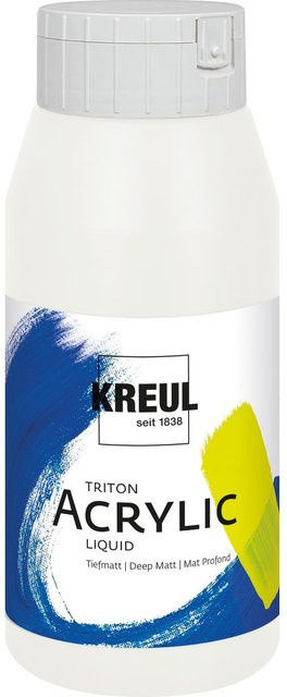 KREUL Triton Acryl-Flüssigfarbe Titanweiß für Profis auf Kunststoff - Bild 1