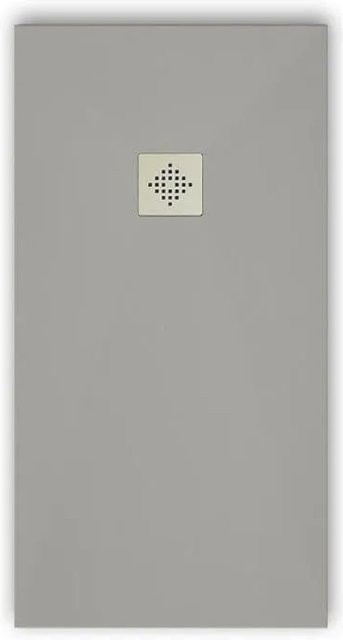 Mirlo Duschwanne Pure Extra Flach aus Mineralguss in Grau B/B/H: 90 x 110 cm - Bild 1